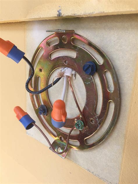 do i need a junction box for downlights outside|exterior sconce no junction box.